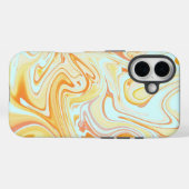 Abstracte wervelende iPhone16 hoesje- trendy marme Case-Mate iPhone Case (Achterkant (horizontaal))