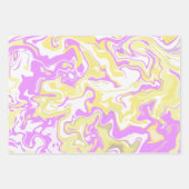 Abstracte Wervelende Kunst met Pasteltinten Inpakpapier Vel (Voorkant 2)