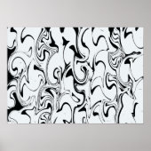 Abstracte Wervelende Kunst Poster (Voorkant)