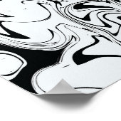 Abstracte Wervelende Kunst Poster (Hoek)