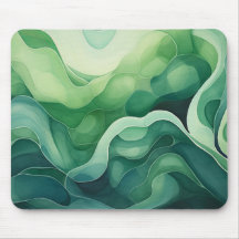 Abstracte wervelende tinten groen