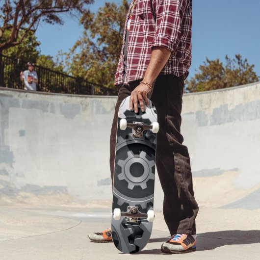 Abstracte werveling  persoonlijk skateboard (Buiten 2)