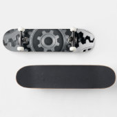 Abstracte werveling persoonlijk skateboard (Horizontaal)
