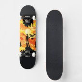 Abstracte werveling persoonlijk skateboard (Voorkant)