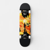 Abstracte werveling persoonlijk skateboard (Voorkant)