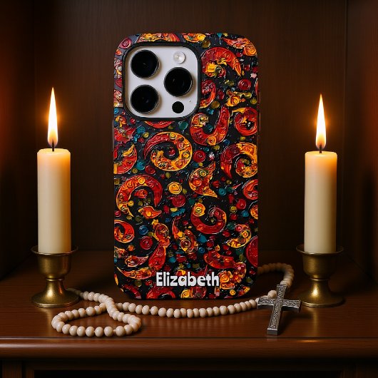 Abstracte wervelingen en spiralen Case-Mate iPhone case