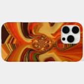 Abstracte wervelingen met Teardrop Center Art Prin Case-Mate iPhone Case (Achterkant (horizontaal))