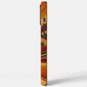 Abstracte wervelingen met Teardrop Center Art Prin Case-Mate iPhone Case (Achterkant / Links)