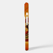 Abstracte wervelingen met Teardrop Center Art Prin Case-Mate iPhone Case (Achterkant / Links)