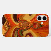Abstracte wervelingen met Teardrop Center Art Prin Case-Mate iPhone Case (Achterkant (horizontaal))