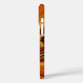 Abstracte wervelingen met Teardrop Center Art Prin Case-Mate iPhone Case (Achterkant / Links)