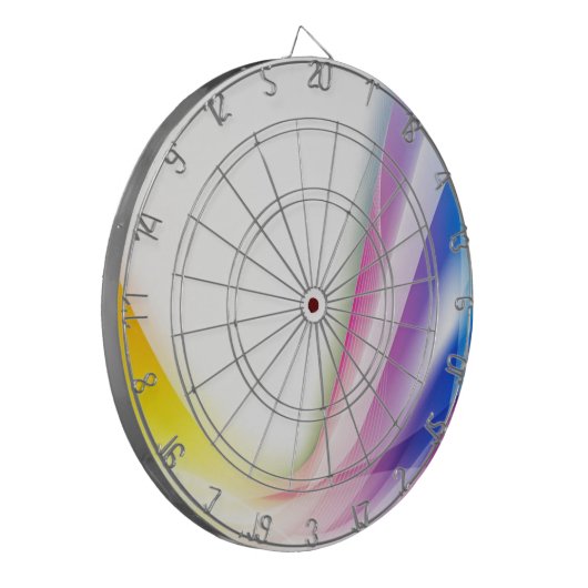 Abstracte wervelkolom 1 dartbord (Voorkant Links)