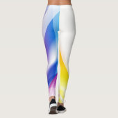 Abstracte wervelkolom 1 leggings (Achterkant)