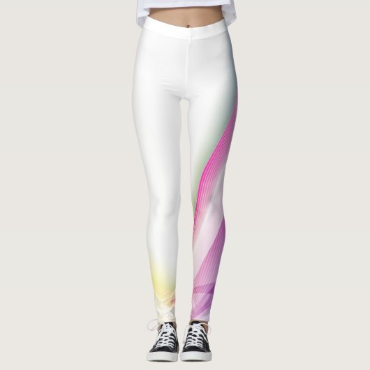 Abstracte wervelkolom 1 leggings (Voorkant)