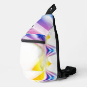 Abstracte wervelkolom 1 sling bag (Rechterhoek)