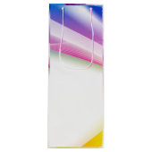 Abstracte wervelkolom 1 wijn cadeautas (Voorkant)