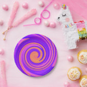 Abstracte wervelkolom 250816 - 01a papieren bordje (Feest)