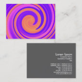 Abstracte wervelkolom 250816 - 01c visitekaartje (Voorkant / Achterkant)