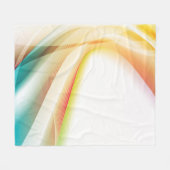 Abstracte wervelkolom 2 fleece deken (Voorkant (Horizontaal))