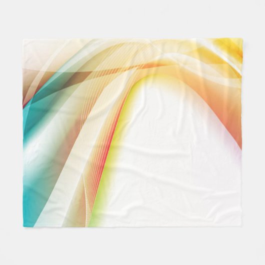 Abstracte wervelkolom 2 fleece deken (Voorkant (Horizontaal))