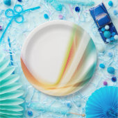 Abstracte wervelkolom 2 papieren bordje (Feest)