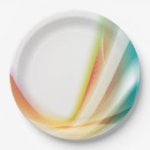 Abstracte wervelkolom 2 papieren bordje (Voorkant)