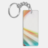 Abstracte wervelkolom 2 sleutelhanger (Voorkant Links)