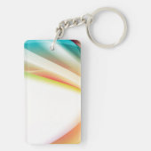 Abstracte wervelkolom 2 sleutelhanger (achterkant)