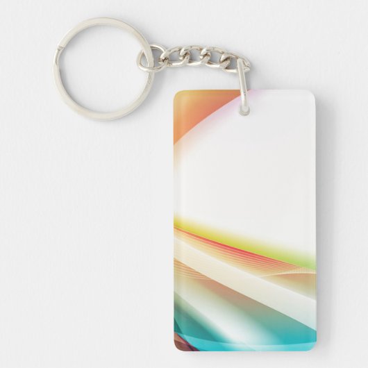 Abstracte wervelkolom 2 sleutelhanger (Voorkant)