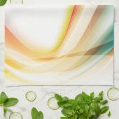 Abstracte wervelkolom 2 theedoek (Gevouwen)