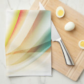 Abstracte wervelkolom 2 theedoek (Quarter Fold)