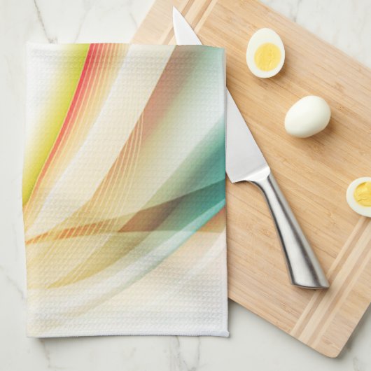 Abstracte wervelkolom 2 theedoek (Quarter Fold)