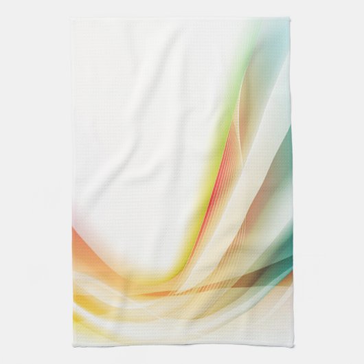 Abstracte wervelkolom 2 theedoek (Verticaal)