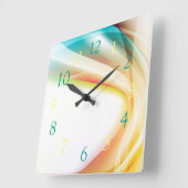 Abstracte wervelkolom 2 vierkante klok (Hoek)