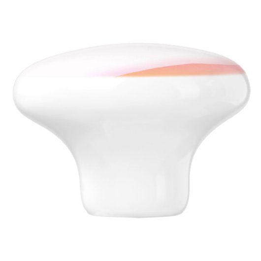 Abstracte wervelkolom 3 keramische knop (Zijkant)