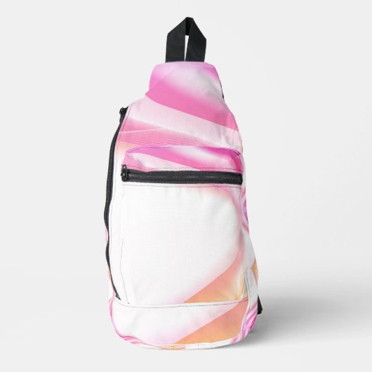 Abstracte wervelkolom 3 sling bag (Voorkant)