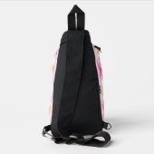 Abstracte wervelkolom 3 sling bag (Achterkant)