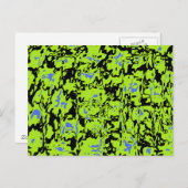 Abstracte wervelkolom briefkaart (Voorkant / Achterkant)