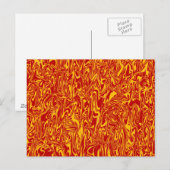 Abstracte wervelkolom briefkaart (Voorkant / Achterkant)