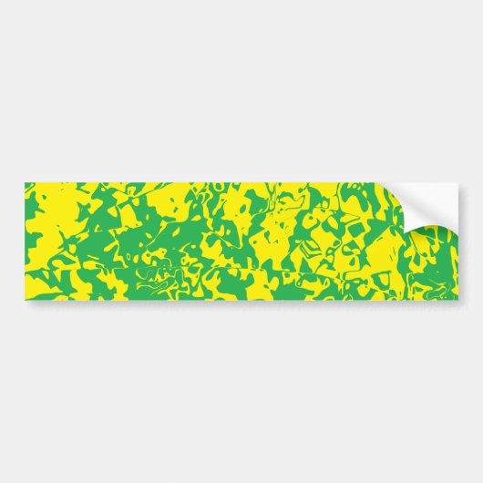 Abstracte wervelkolom bumpersticker (Voorkant)