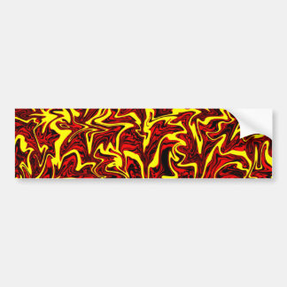 Abstracte wervelkolom bumpersticker