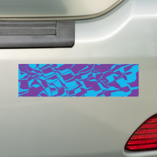 Abstracte wervelkolom bumpersticker (Op auto)