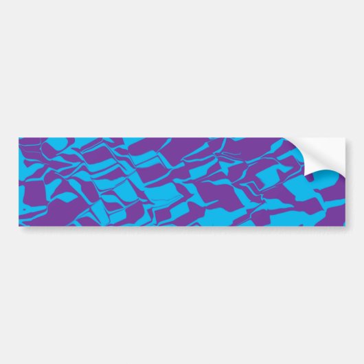 Abstracte wervelkolom bumpersticker (Voorkant)
