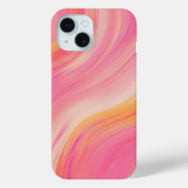 Abstracte wervelkolom iPhone 15 case