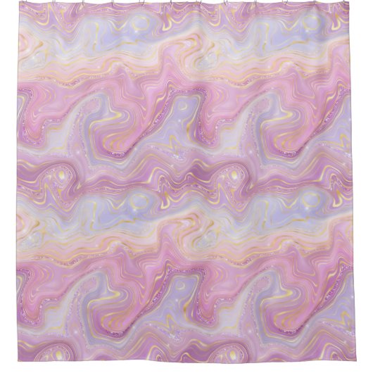 Abstracte wervelkolom douchegordijn (Voorkant)