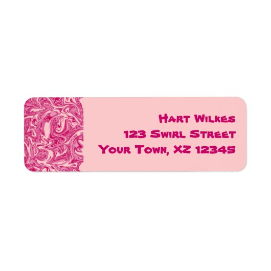 Abstracte wervelkolom etiket (Voorkant)