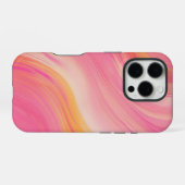 Abstracte wervelkolom iPhone hoesje (Achterkant horizontaal)