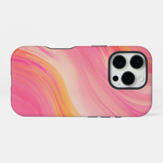 Abstracte wervelkolom iPhone hoesje (Achterkant horizontaal)