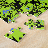 Abstracte wervelkolom legpuzzel (Zijkant)