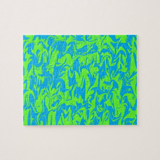 Abstracte wervelkolom legpuzzel (Horizontaal)